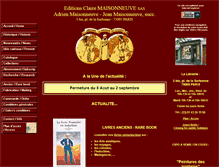 Tablet Screenshot of maisonneuve-adrien.com